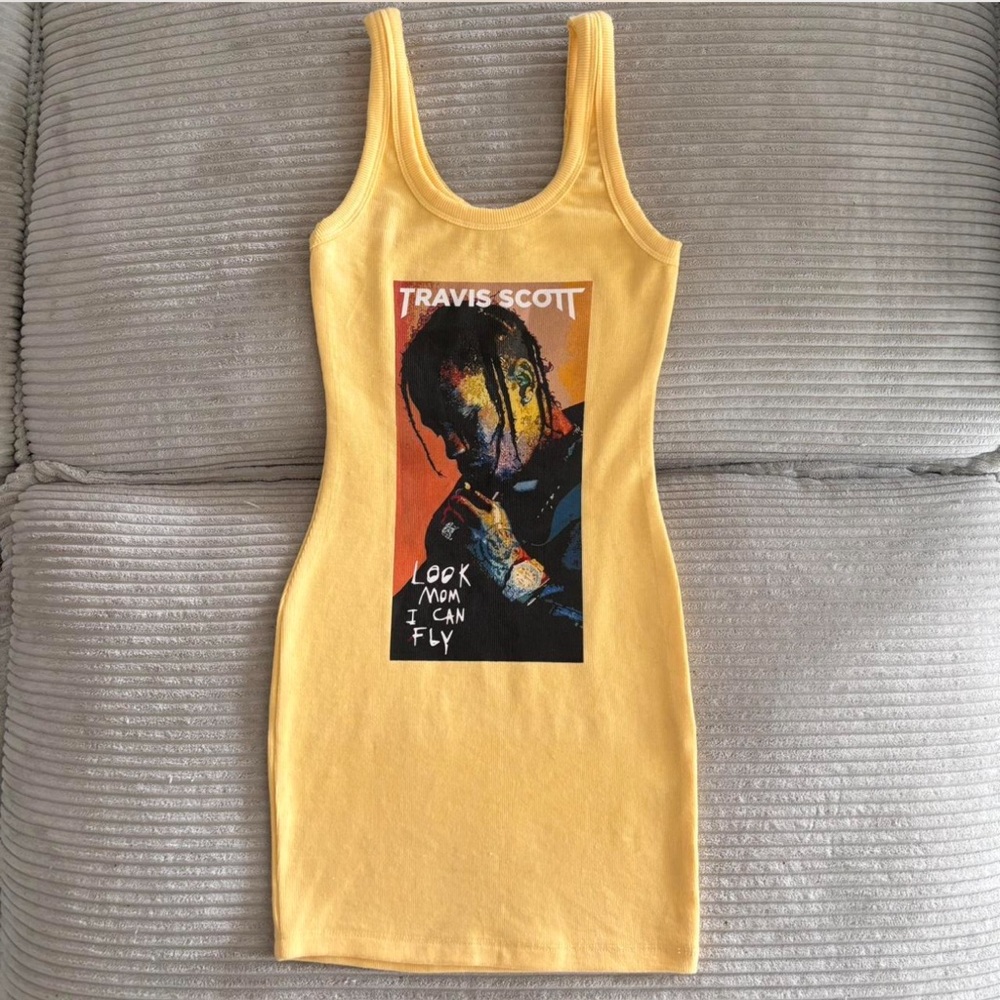 Travis Scott graphic dress